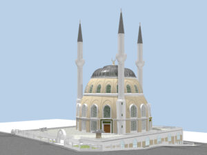 Meray Çelik Yapılar | Endüstriyel Çelik Konstrüksiyon Uzmanı - Ankara Öveçler Hacı Dervi̇ş Cami̇i̇- 7
